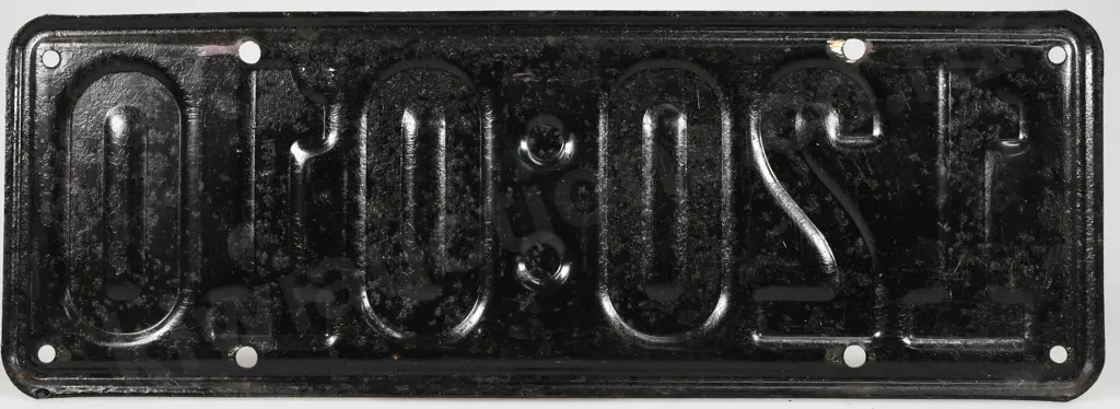 NEW ZEALAND NUMBER PLATE 1930- 1931 Image 1++
