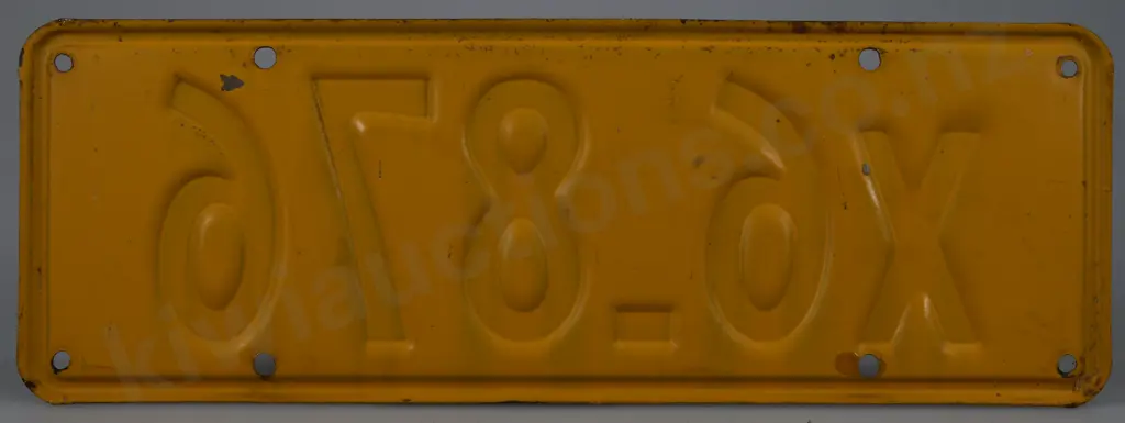 NEW ZEALAND NUMBER PLATE 1932 - 1933 Image 1++