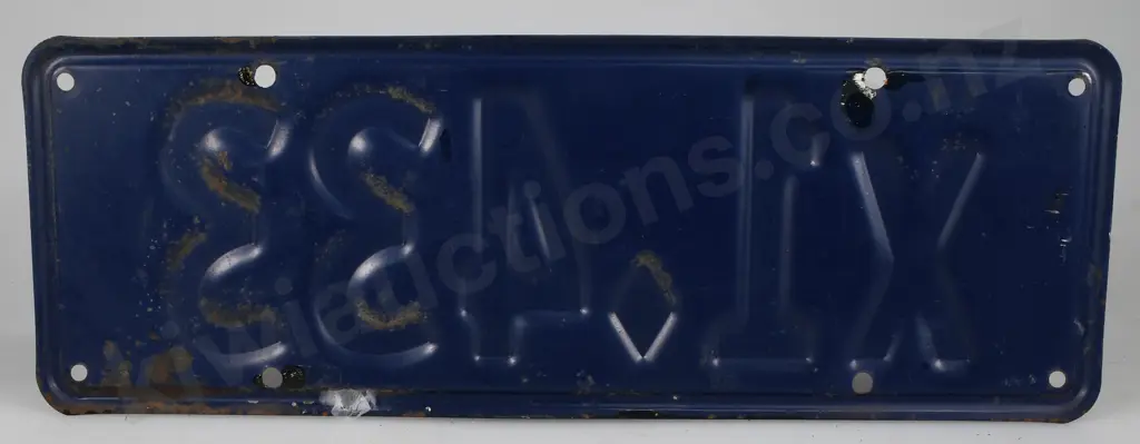 NEW ZEALAND NUMBER PLATE 1934 - 1935 Image 1++