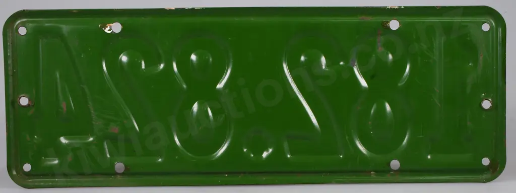 NEW ZEALAND NUMBER PLATE 1938 - 1939 Image 1++