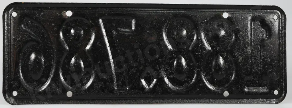NEW ZEALAND NUMBER PLATE 1941 - 1946 Image 1++