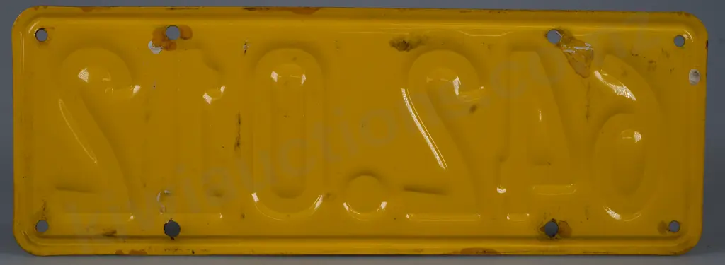 NEW ZEALAND NUMBER PLATE 1961 - 1966 Image 1++