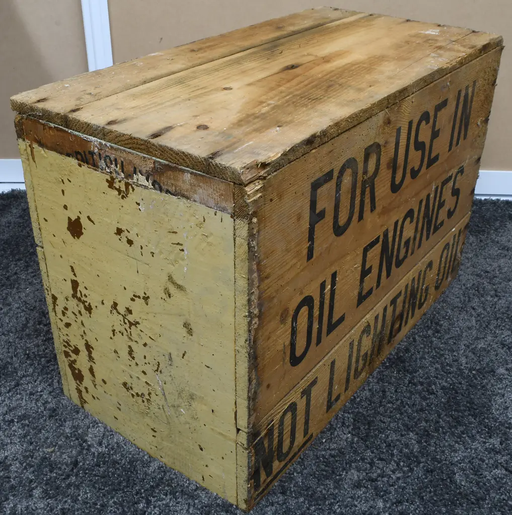 BRITISH IMPERIAL OIL COMPANY WOODEN BOX Image 1++