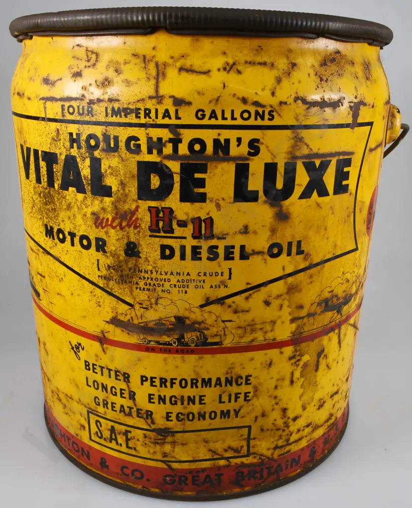 HOUGHTON'S VITAL DE LUXE OIL CAN Image 1++