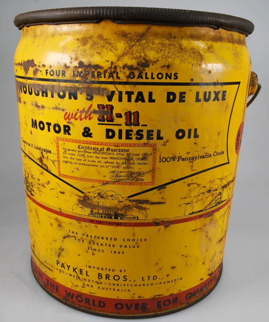 HOUGHTON'S VITAL DE LUXE OIL CAN Image 1++