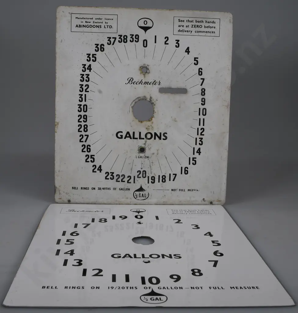 BECKMETER PETROL PUMP SIGNS Image 1++