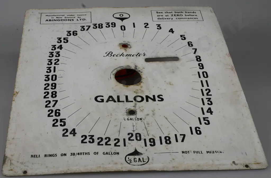 BECKMETER PETROL PUMP SIGNS Image 1++