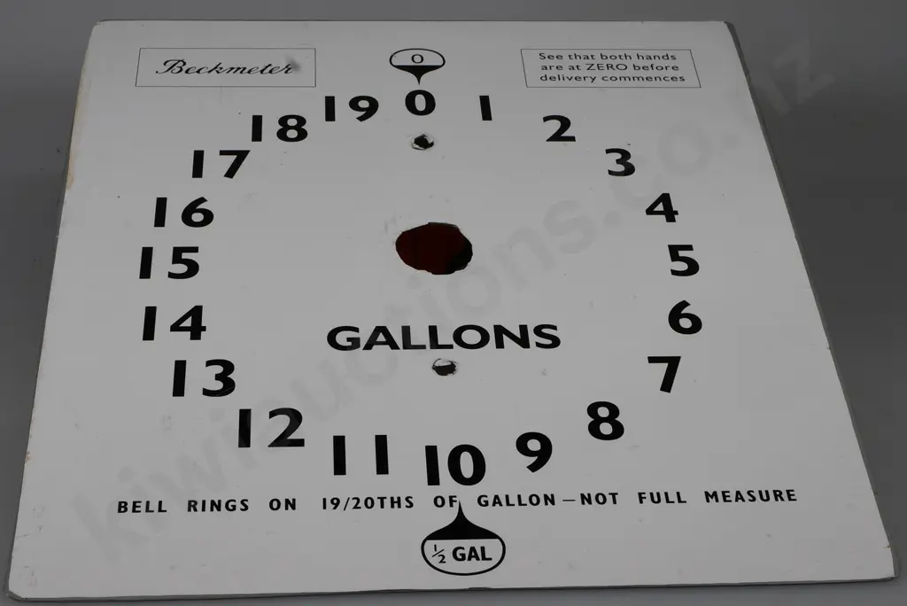 BECKMETER PETROL PUMP SIGNS Image 1++