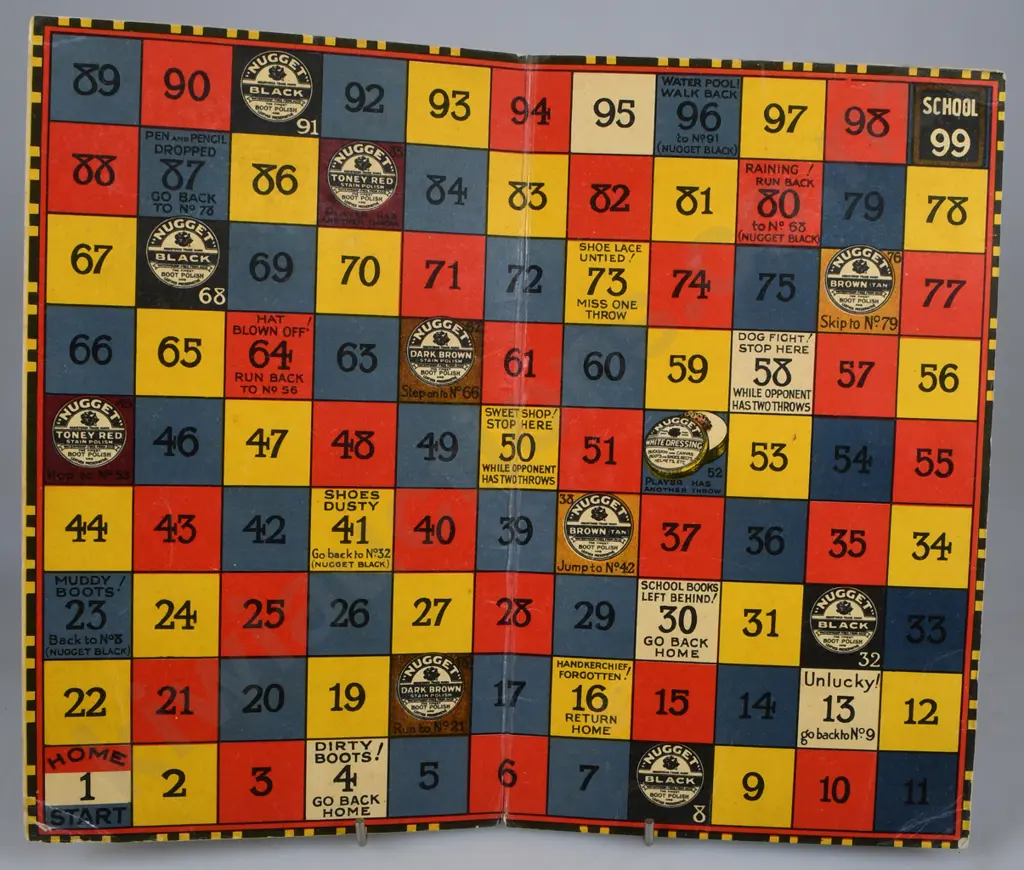 NUGGET GOES TO SCHOOL BOARD GAME Image 1++