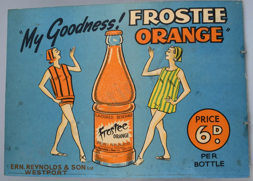 FROSTEE ERN REYNOLDS WESTPORT CARD SIGN Image 1++