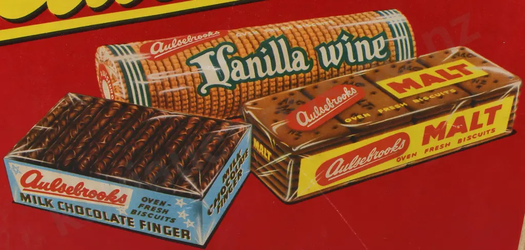 AULESBROOKS CARDBOARD BISCUIT PACKET BOX Image 1++
