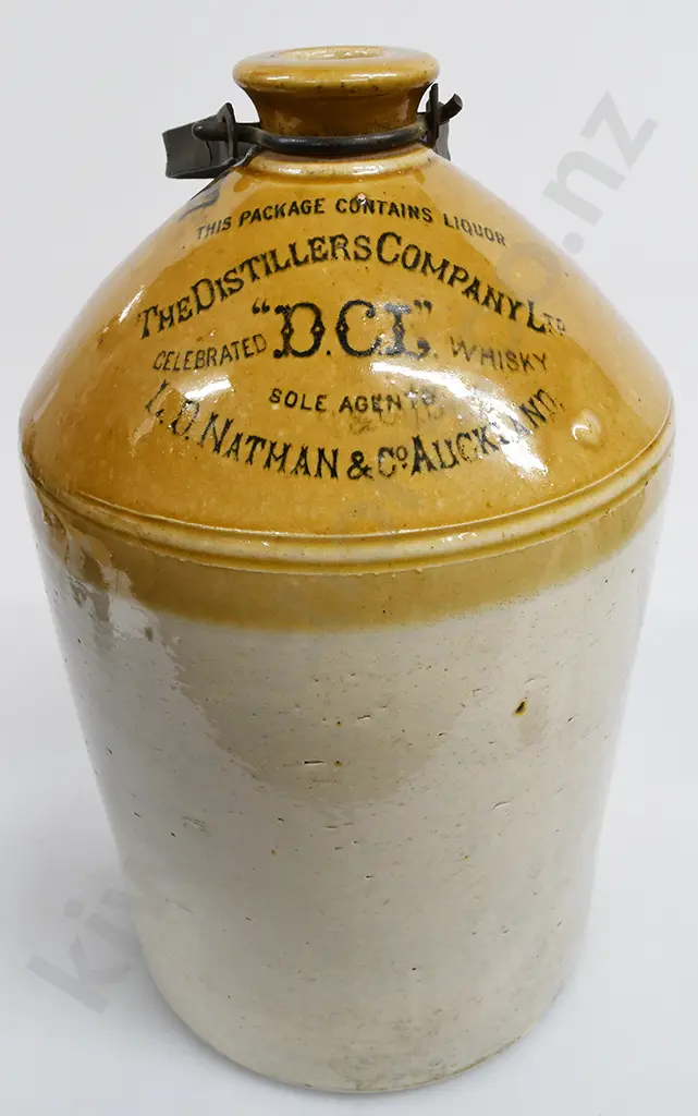 THE DISTILLERS COMPANY NATHAN AUCKLAND STONE JAR Image 1++