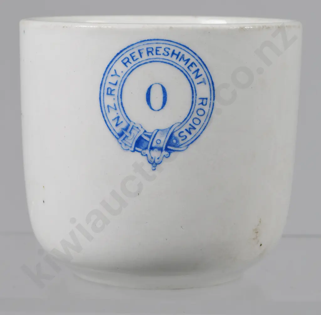 NZ RAILWAY REFRESHMENT ROOMS OHAKUNE NUMBER 0 CUP Image 1++