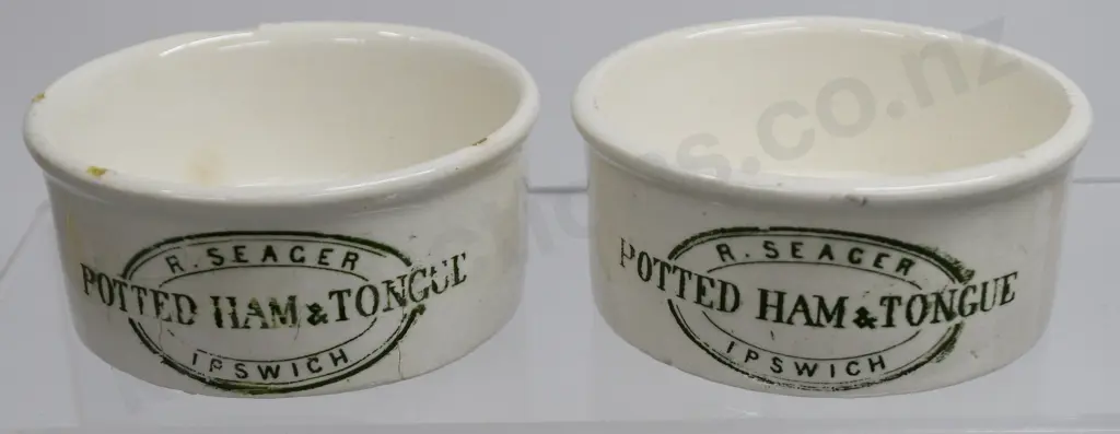 ROBERT SEAGER BOXED POTTED MEAT POTS Image 1++