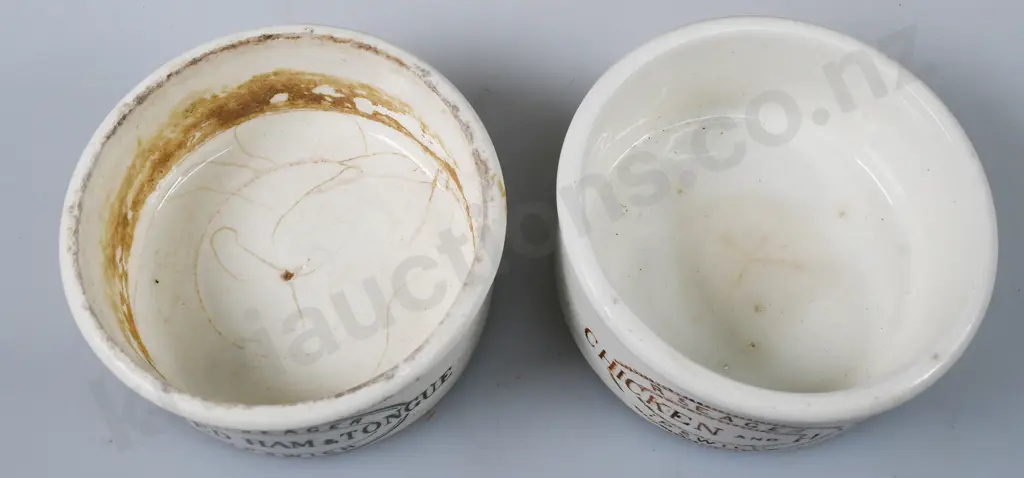 ROBERT SEAGER BOXED POTTED MEAT POTS Image 1++