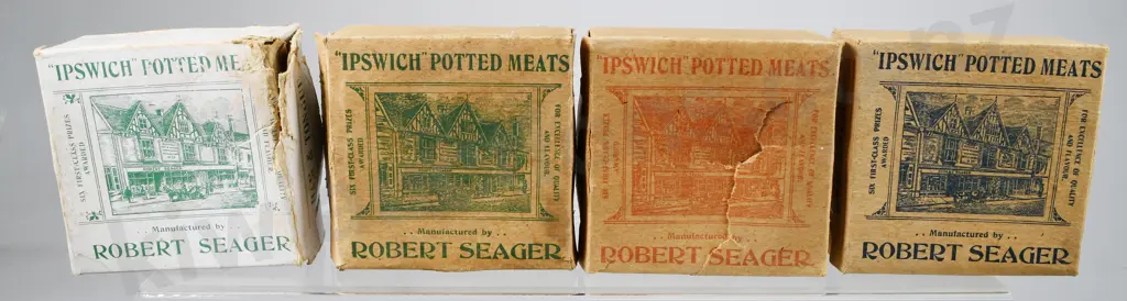 ROBERT SEAGER BOXED POTTED MEAT POTS Image 1++