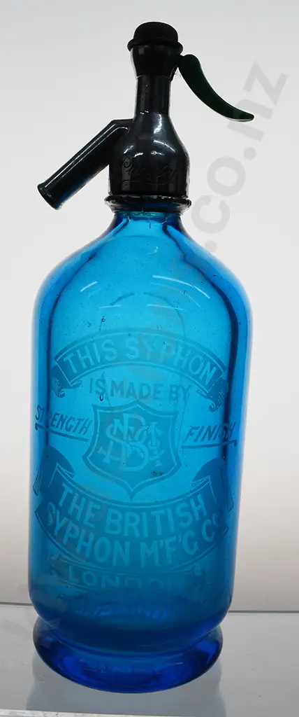 BRITISH SYPHON M'F'G CO LONDON PROMOTIONAL SYPHON Image 1++