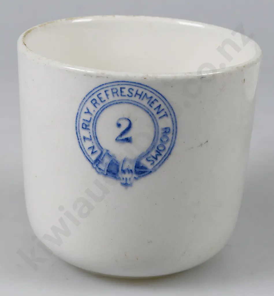 NZ RAILWAY REFRESHMENT ROOMS PAEKAKARIKI NUMBER 2 CUP AND SAUCER Image 1++