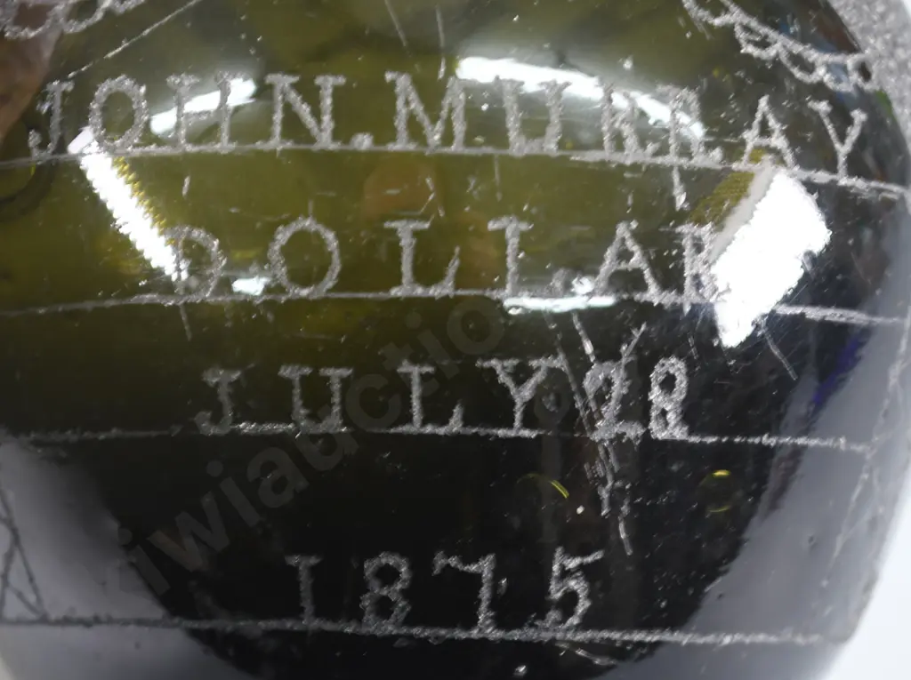 JOHN MURRAY 1875 ETCHED WINE Image 1++