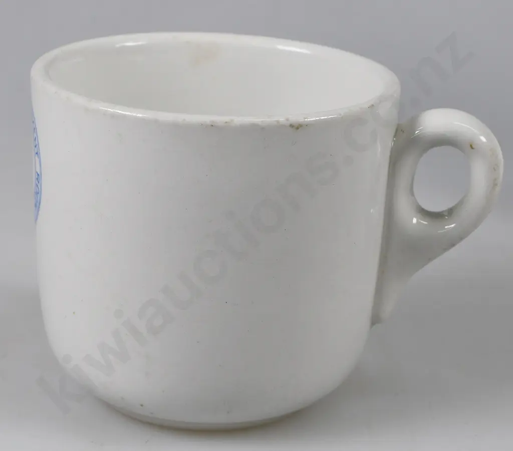 NZ RAILWAY REFRESHMENT ROOMS PALMERSTON NORTH NUMBER 4 CUP AND SAUCER Image 1++