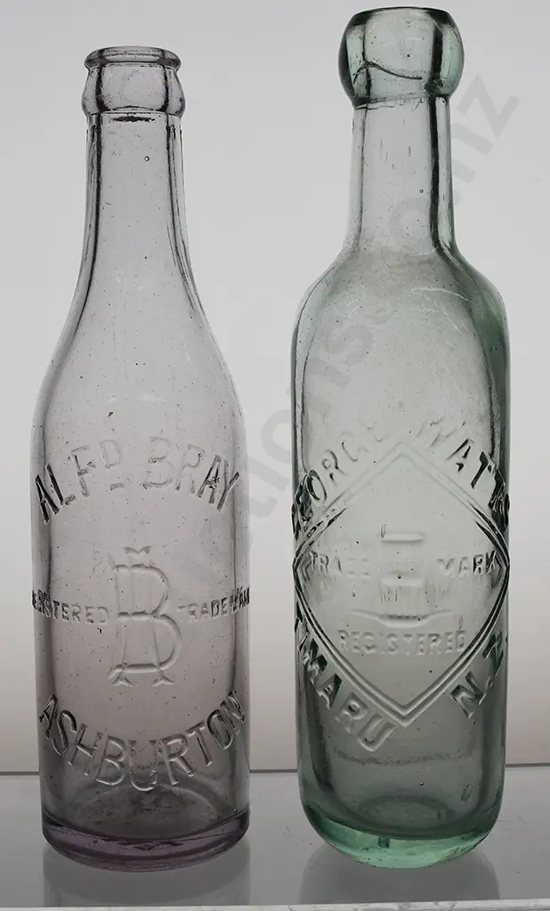 BRAY ASHBURTON, WATTS TIMARU BOTTLES Image 1++