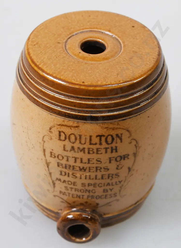 DOULTON LAMBETH SAMPLE STONEWARE BARREL Image 1++