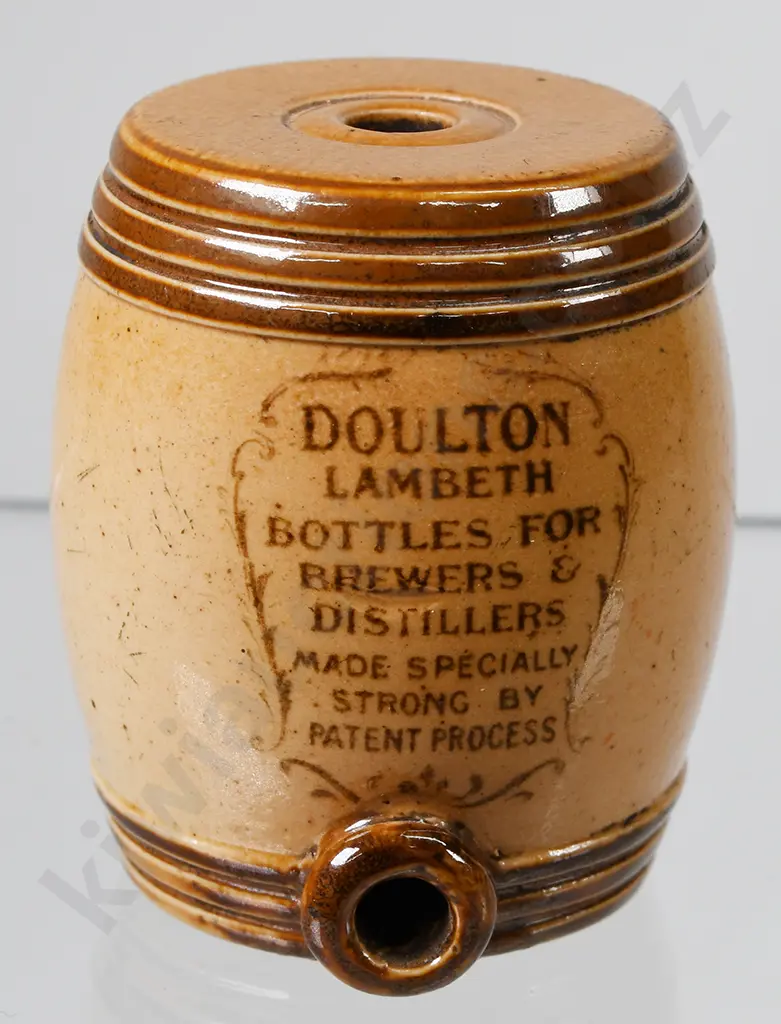 DOULTON LAMBETH SAMPLE STONEWARE BARREL Image 1++
