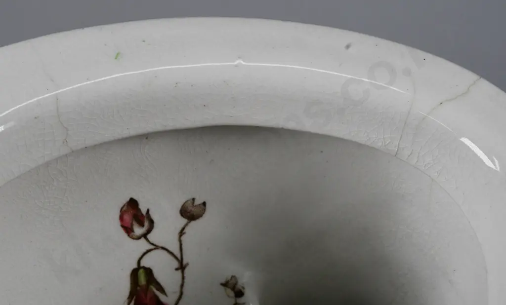 SAMPLE FLORAL TOILET BOWL ON STAND Image 1++