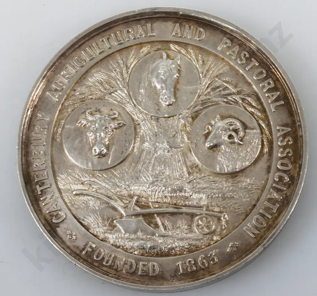 CANTERBURY A & P ASSN FLETCHER HUMPHREYS FIRST PLACE MEDAL Image 1++