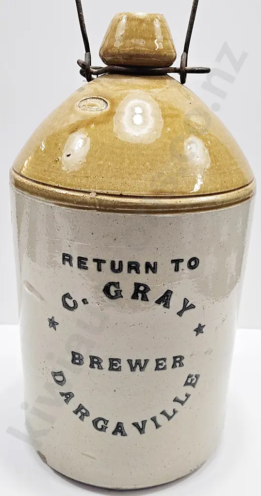 GRAY BREWER DARGAVILLE STONE JAR Image 1++