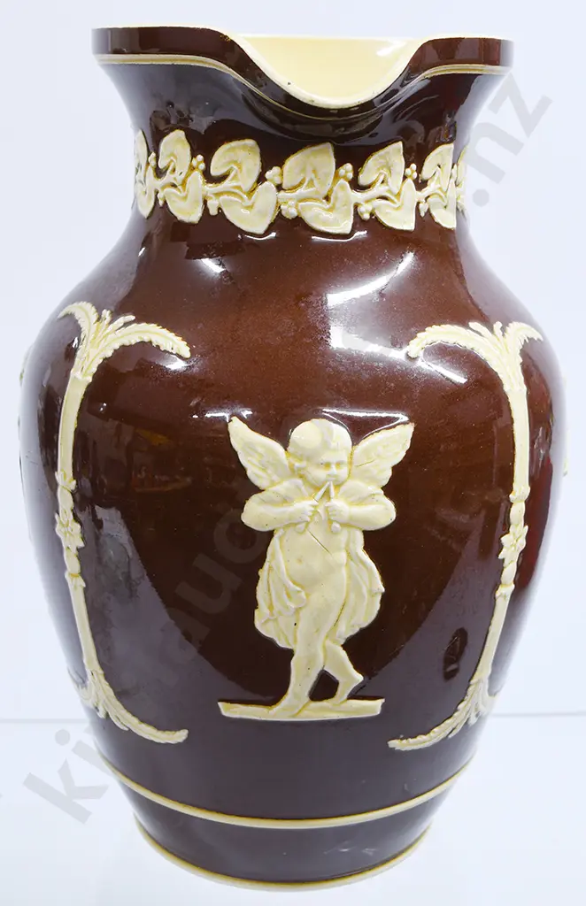 POTTERY JUG MARKED LEAR - MILTON ?? Image 1++