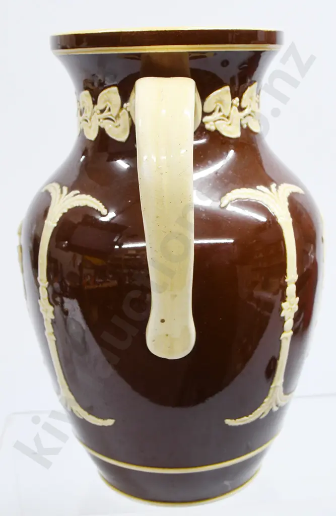 POTTERY JUG MARKED LEAR - MILTON ?? Image 1++