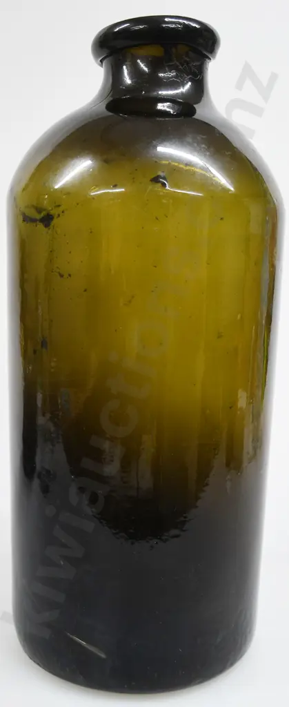 EARLY TALL FREE BLOWN GLASS APOTHECARY BOTTLE Image 1++