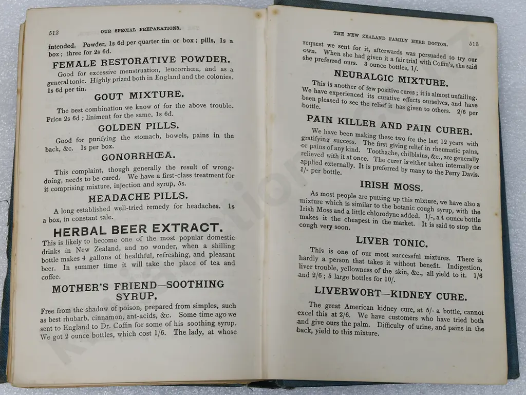 NEILS BOTANIC DISPENSARIES FAMILY HERB DOCTOR BOOK Image 1++