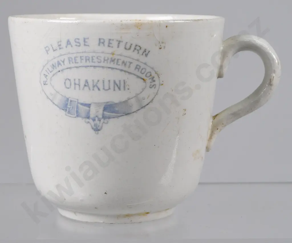  RAILWAY REFRESHMENT ROOMS OHAKUNE CUP Image 1++
