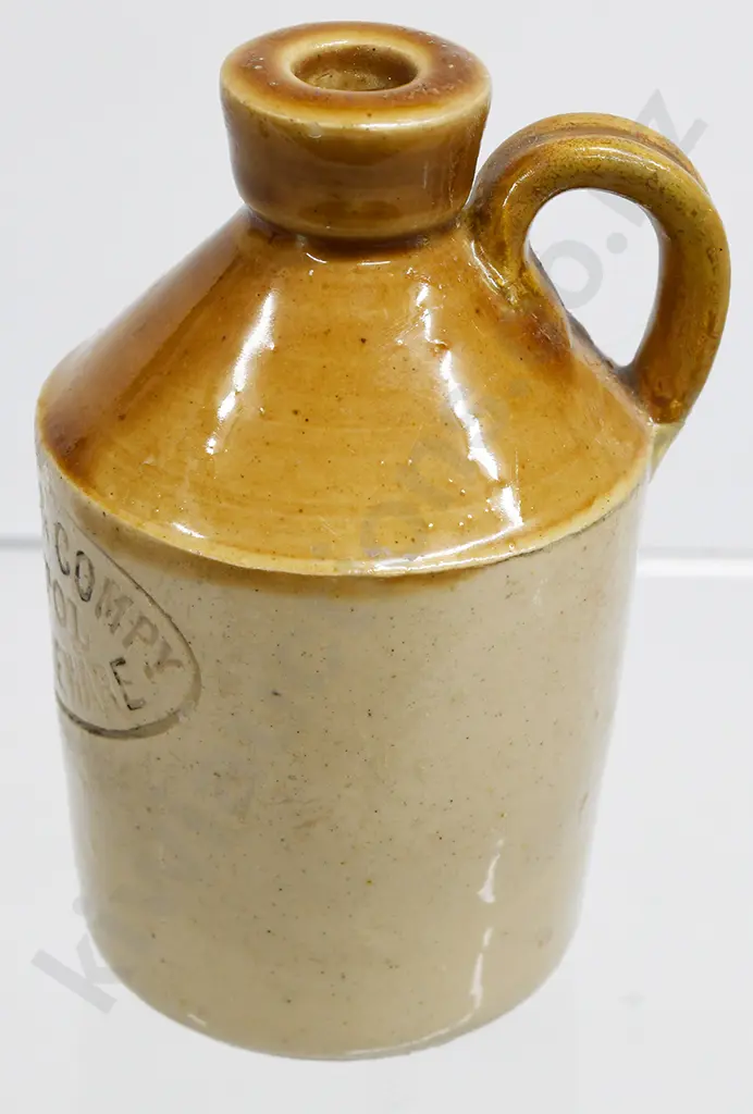 PRICE SONS & COMPY BRISTOL GLAZED STONE WARE MINIATURE JAR Image 1++