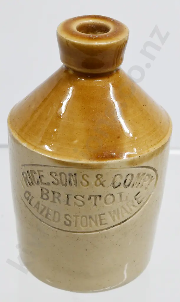 PRICE SONS & COMPY BRISTOL GLAZED STONE WARE MINIATURE JAR Image 1++