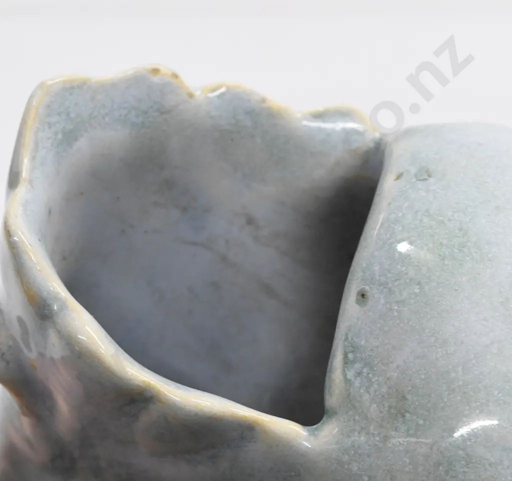 CROWN LYNN TRICKLE GLAZED KIWI Image 1++