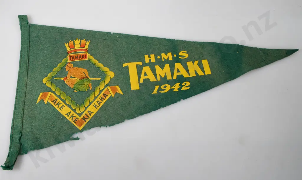 PENNANT FLAGS, HMS TAMAKI, ROTORUA, AUCKLAND ETC Image 1++