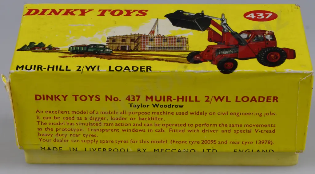 DINKY TOY MODEL 437 MUIR-HILL 2/WL LOADER Image 1++