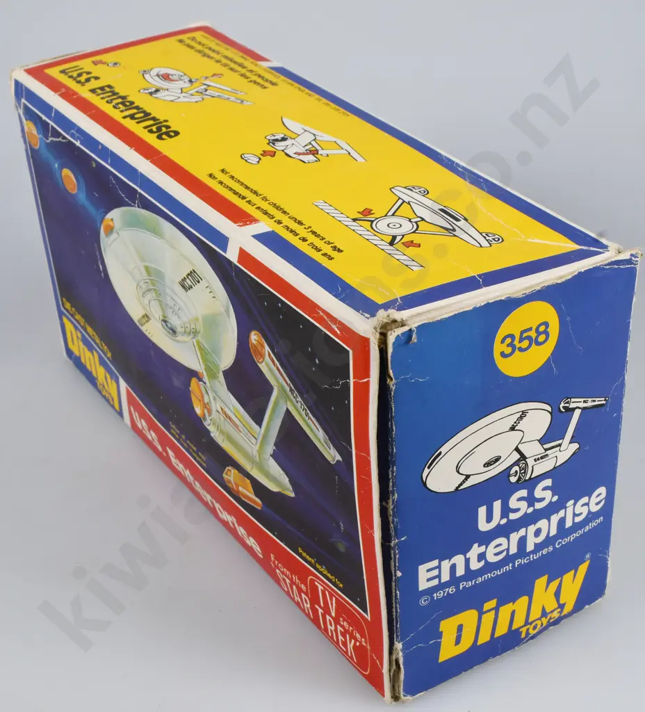 DINKY MODEL 358 USS ENTERPRISE STAR TREK 1976 Image 1++