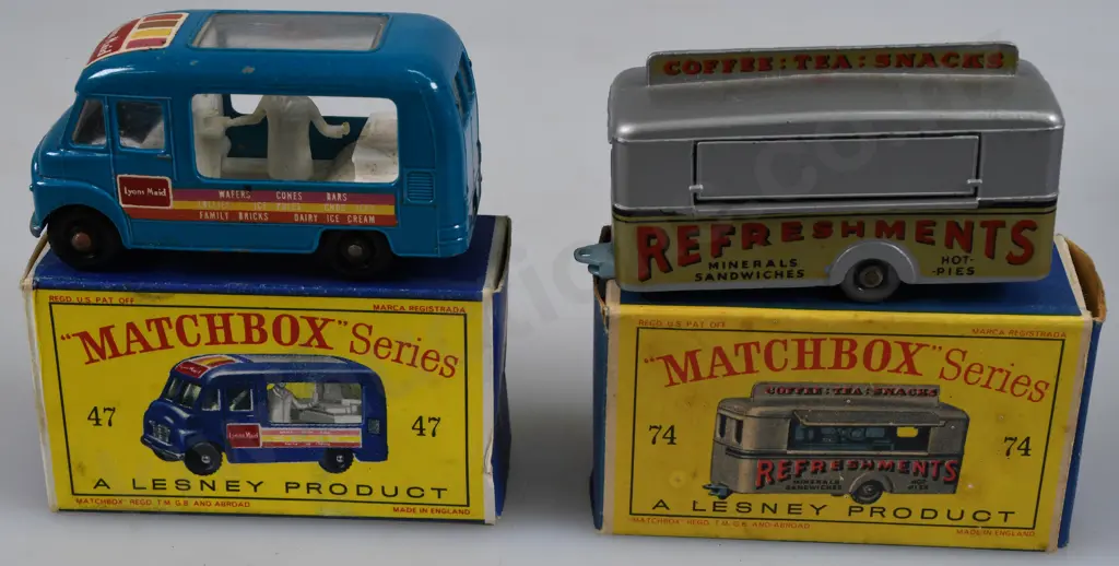 MATCHBOX SERIES MOBILE CANTEEN, ICE CREAM MOBILE SHOP Image 1++