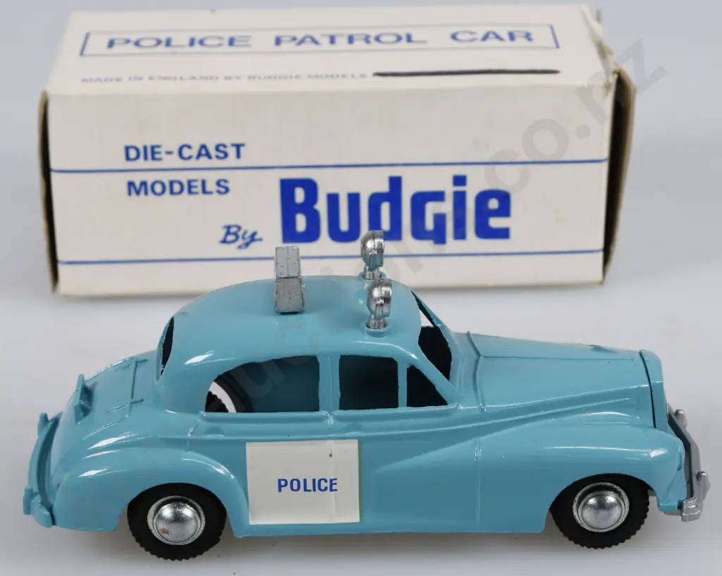 DIECAST BUDGIE POLICE PATROL CAR Image 1++
