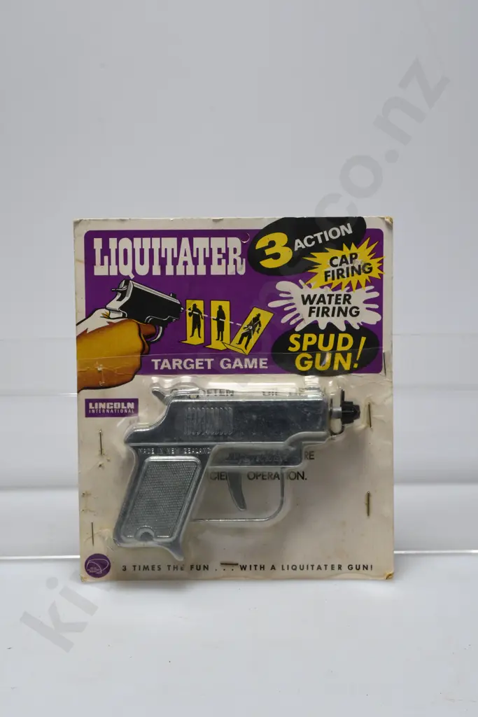 LINCOLN TOYS SPUD GUN ORIGINAL PACKAGING Image 1++
