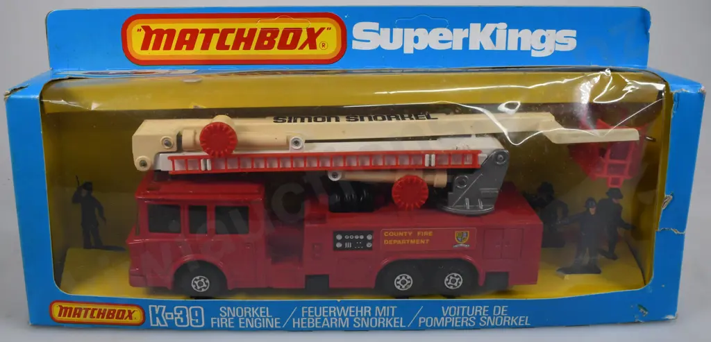 MATCHBOX SIMON SNORKEL FIRE ENGINE Image 1++