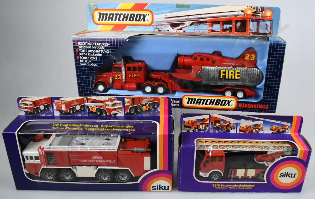 MATCHBOX SUPERKINGS, SIKU FIRE VEHICLES Image 1++