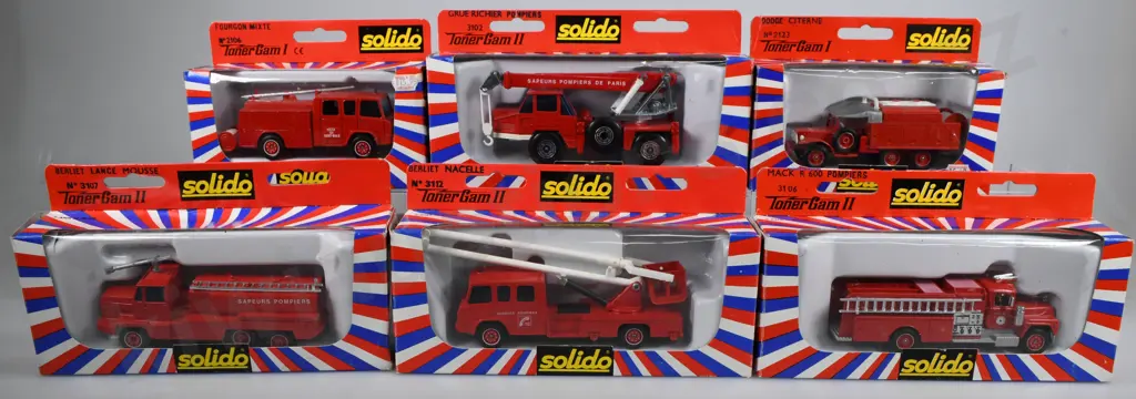 SOLIDO FIRE ENGINES BOXED Image 1++