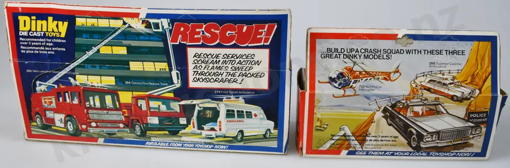 DINKY TOYS FORD TRANSIT POLICE ACCIDENT UNIT, PLYMOUTH CAB Image 1++