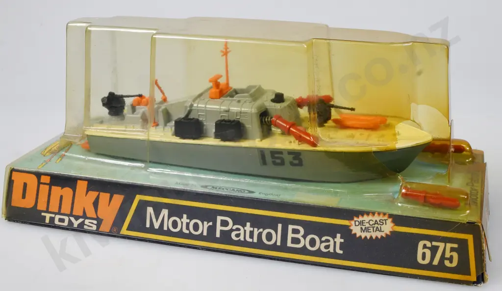 DINKY TOYS 675 MOTOR PATROL BOAT AND RESCUE LAUNCH Image 1++