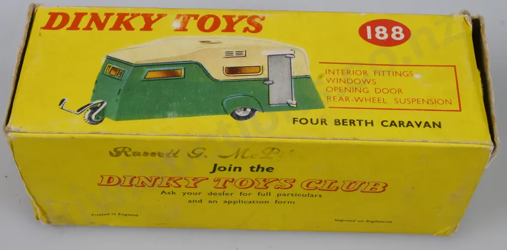DINKY TOY FOUR BERTH CARAVAN Image 1++
